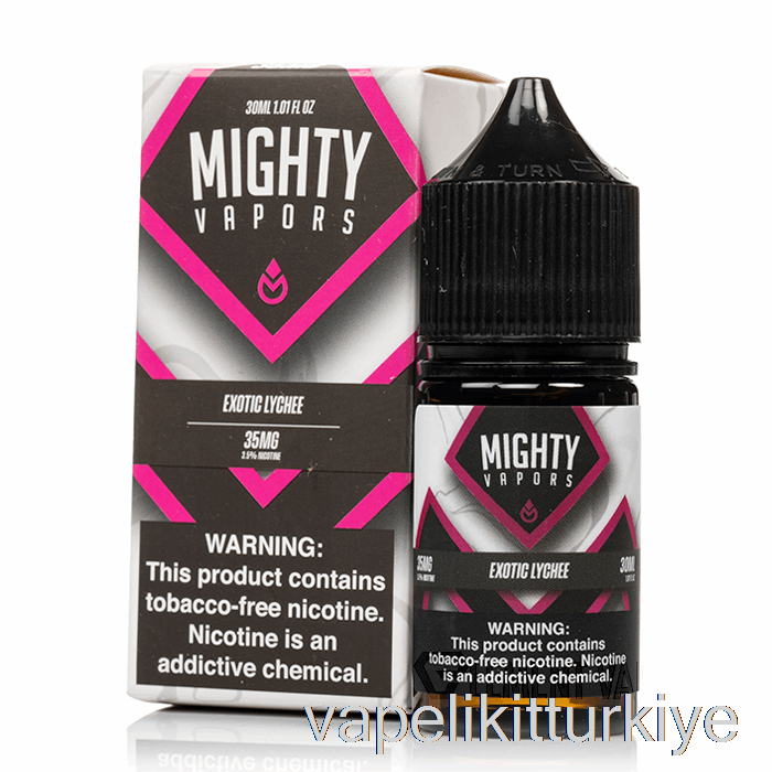 Vape Türkiye Egzotik Lychee - Güçlü Buhar Tuzları - 30ml 35mg